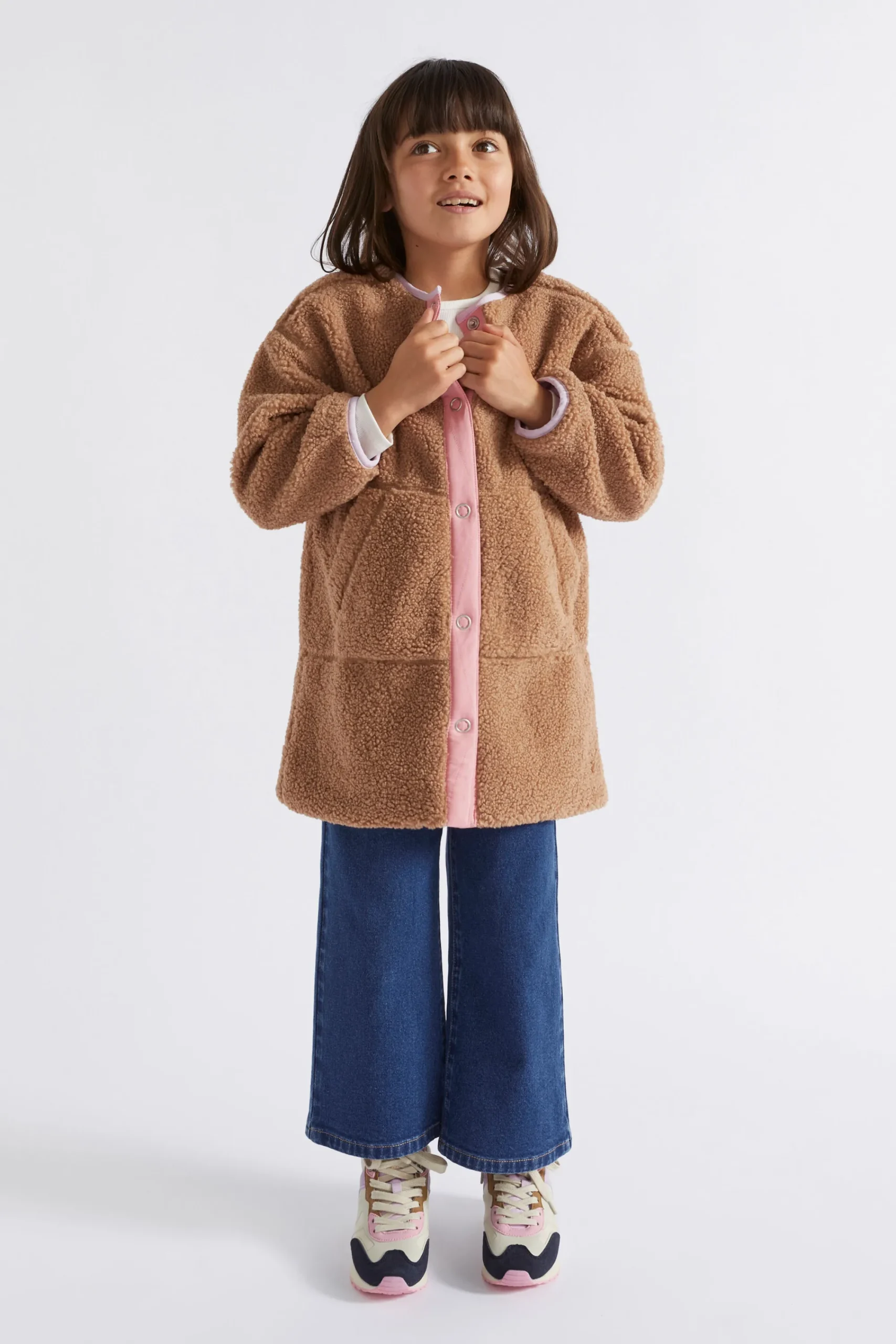 Girl Seed Heritage Jackets & Vests-Sherpa Overcoat