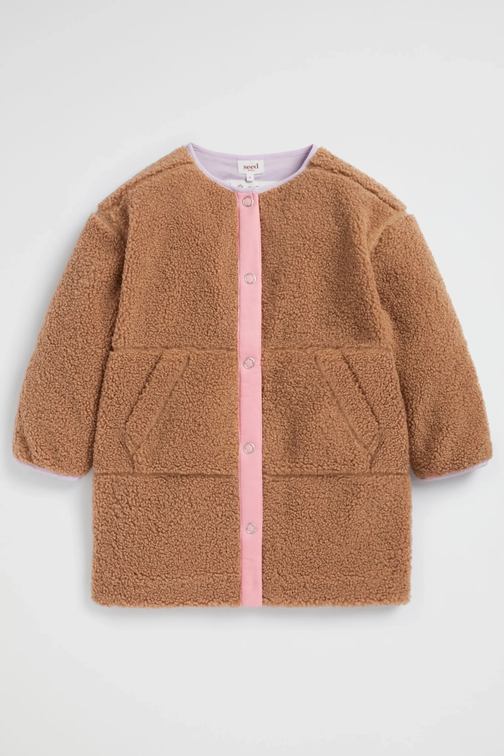 Girl Seed Heritage Jackets & Vests-Sherpa Overcoat