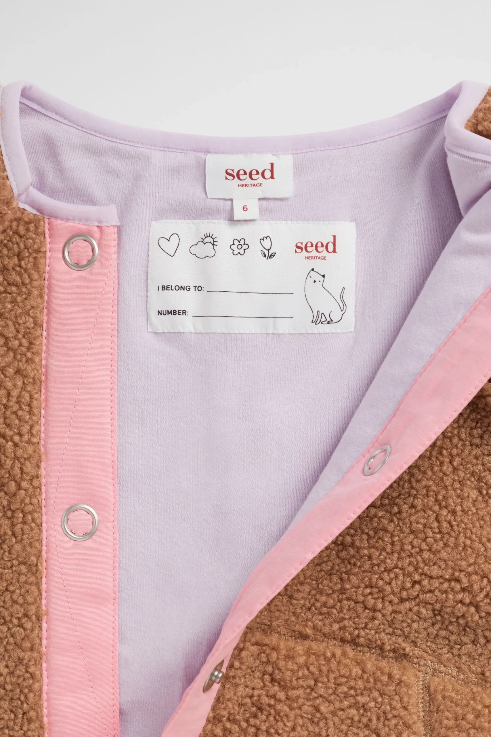 Girl Seed Heritage Jackets & Vests-Sherpa Overcoat