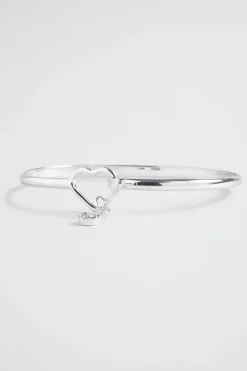 Girl Seed Heritage Jewellery-Silver Initial Bangle
