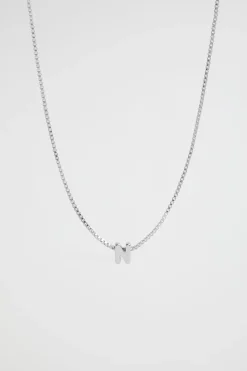 Woman Seed Heritage Jewellery-Silver Iitial Ecklace