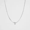 Woman Seed Heritage Jewellery-Silver Initial Necklace