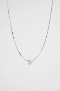Woman Seed Heritage Jewellery-Silver Initial Necklace