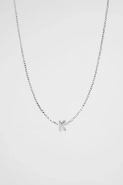 Woman Seed Heritage Jewellery-Silver Initial Neclace