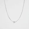 Woman Seed Heritage Jewellery-Silver Initial Necklace