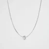 Woman Seed Heritage Jewellery-Silver Initial Necklace
