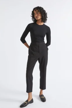 Woman Seed Heritage Pants-Slim Leg Elasticated Pant
