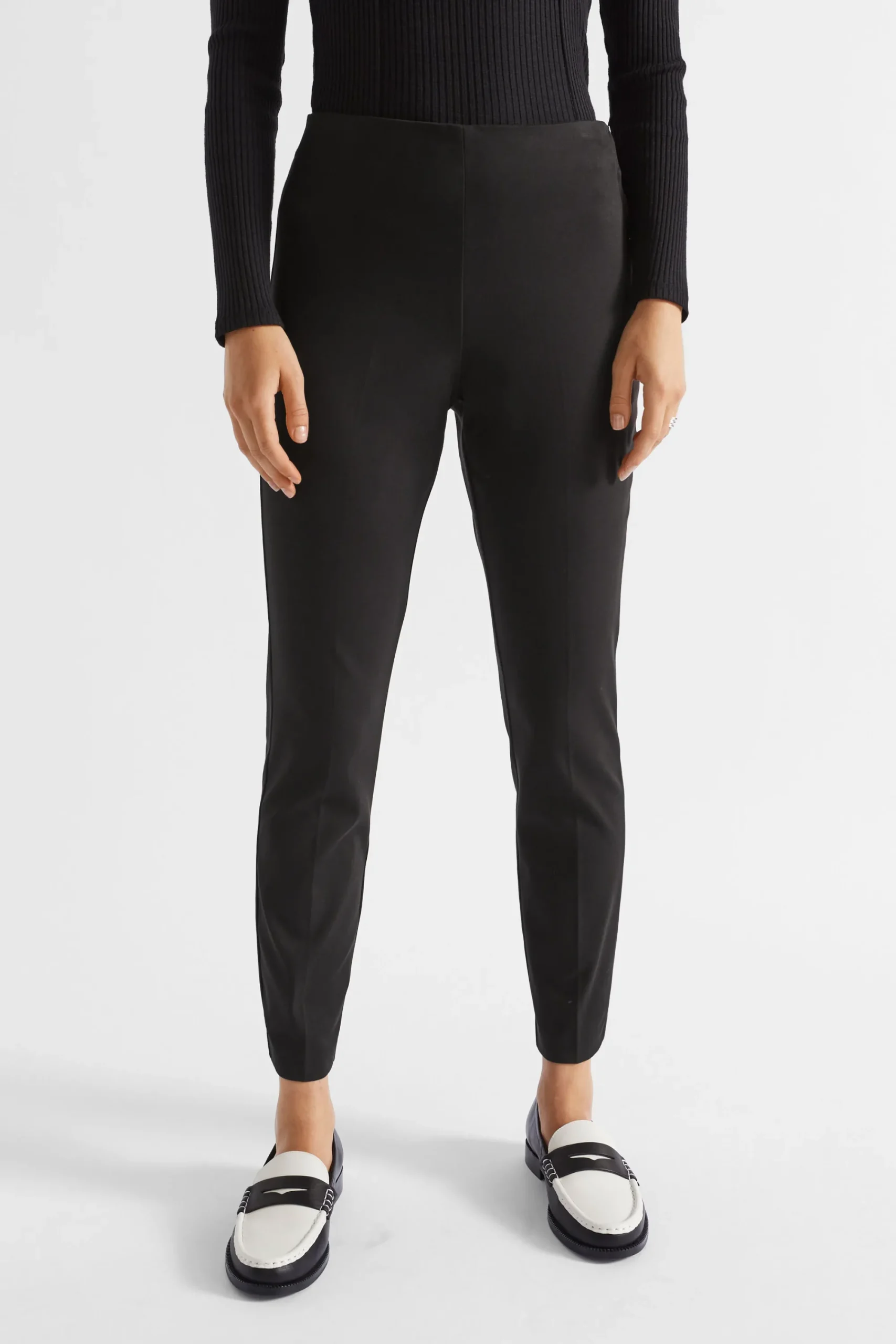 Woman Seed Heritage Pants-Slim Leg Zip Waist Pant