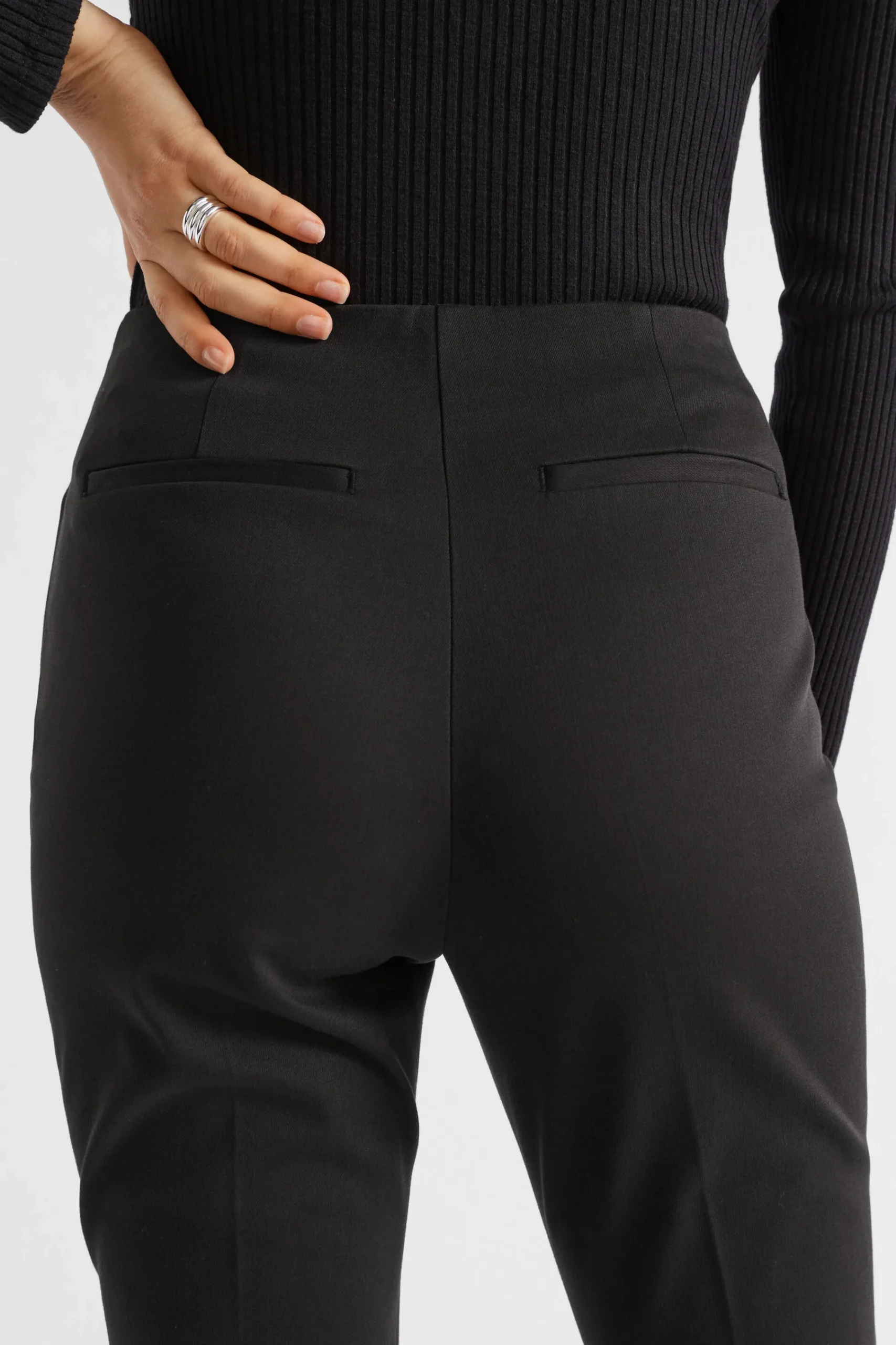 Woman Seed Heritage Pants-Slim Leg Zip Waist Pant