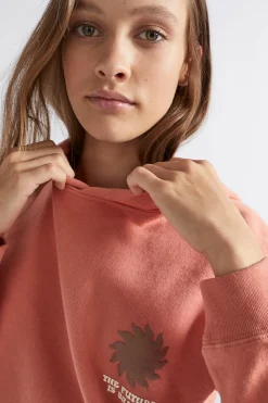 Teen Girl Seed Heritage Knitwear & Sweaters-Slogan Hoodie