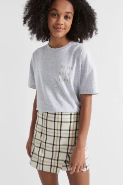Teen Girl Seed Heritage T-Shirts & Tops-Slogan Tee