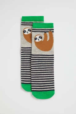 Boy Seed Heritage Socks-Sloth Sock