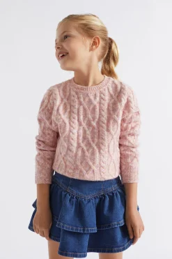 Girl Seed Heritage Knitwear & Sweaters-Spacedye Cable Knit