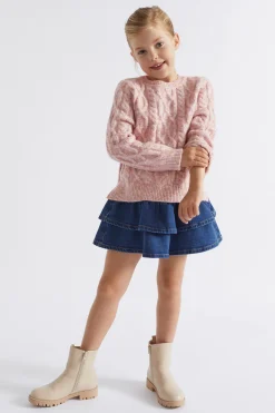 Girl Seed Heritage Knitwear & Sweaters-Spacedye Cable Knit