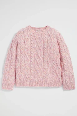 Girl Seed Heritage Knitwear & Sweaters-Spacedye Cable Knit
