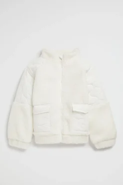 Girl Seed Heritage Jackets & Vests-Splice Sherpa Jacket