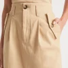 Woman Seed Heritage Skirts-Split Front Midi Skirt
