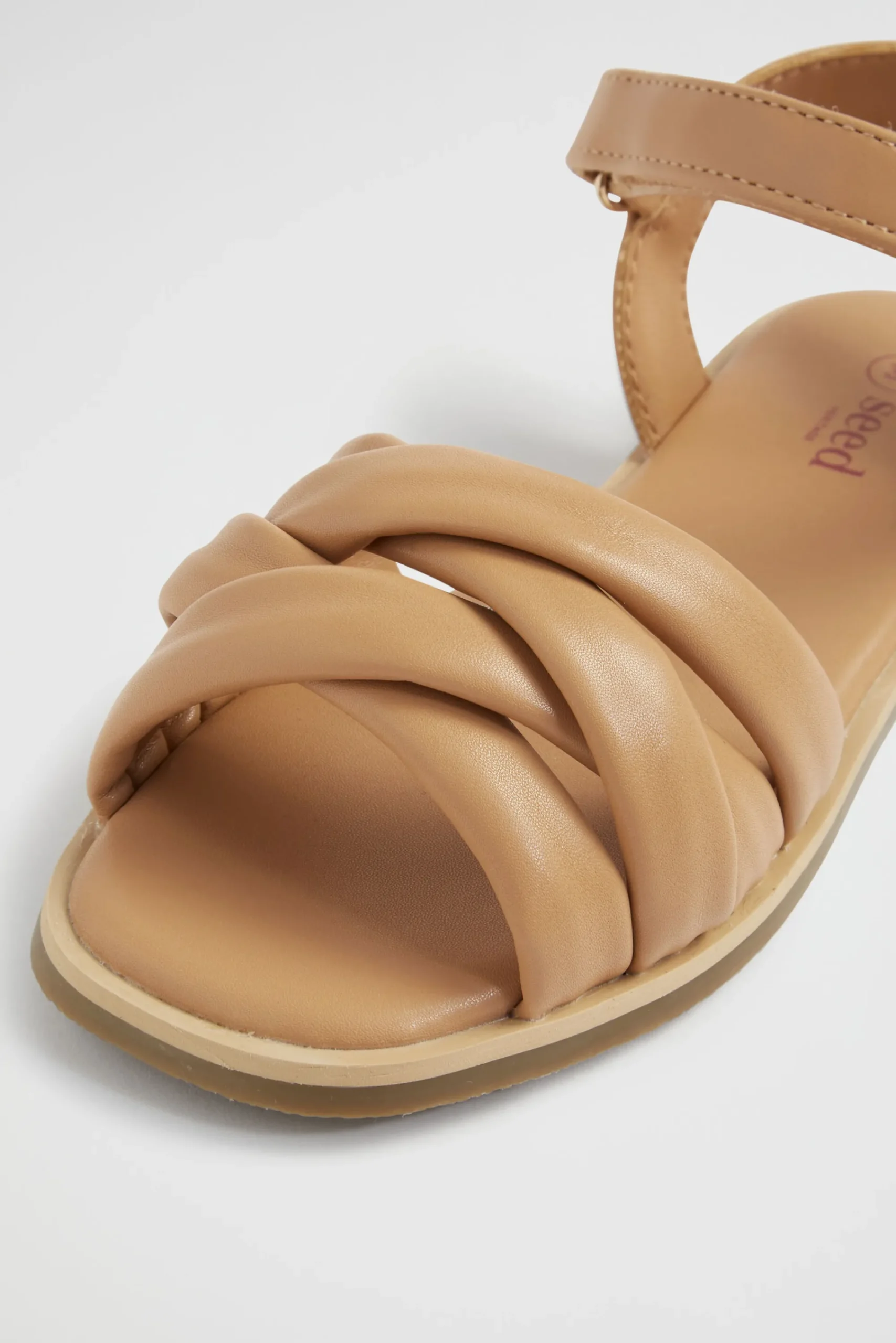 Girl Seed Heritage Sandals & Slides-Square Toe Puffy Sandal