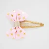Girl Seed Heritage Hair Accessories-Star Foil Bow Clip