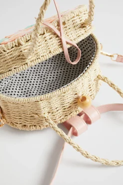 Girl Seed Heritage Bags-Straw Convertible Backpack