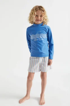 Boy Seed Heritage Swimwear-Stripe Boardshort