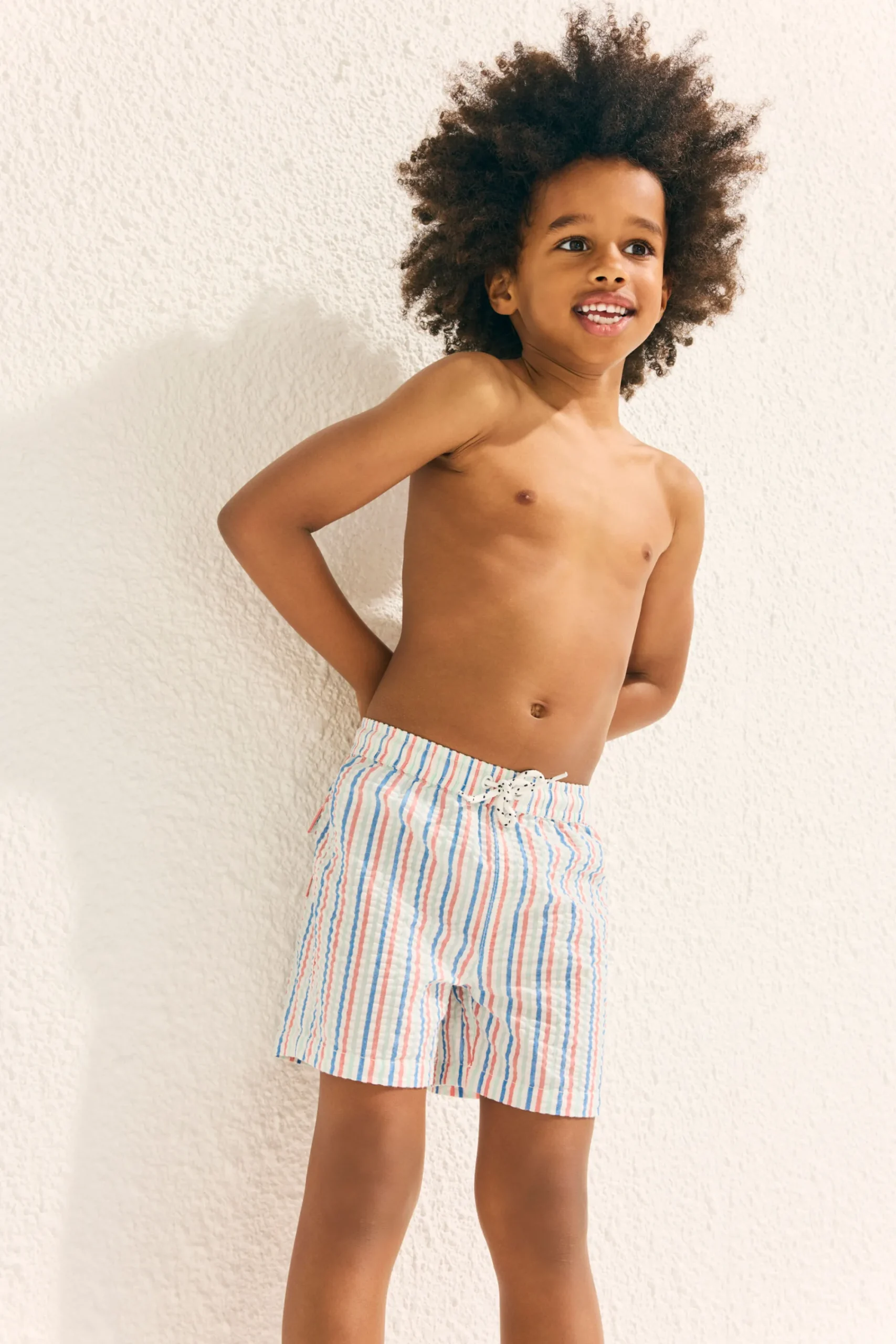 Boy Seed Heritage Swimwear-Stripe Boardshort