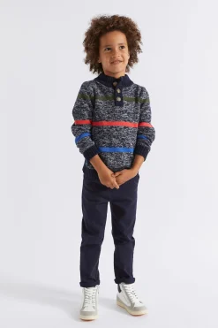 Boy Seed Heritage Knitwear & Sweaters-Stripe Button Knit