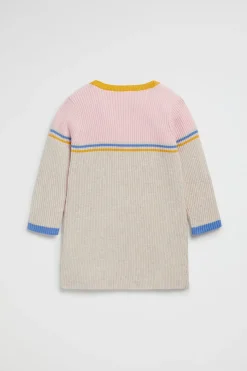 Baby Girl Seed Heritage Knitwear & Sweaters-Stripe Knit Dress