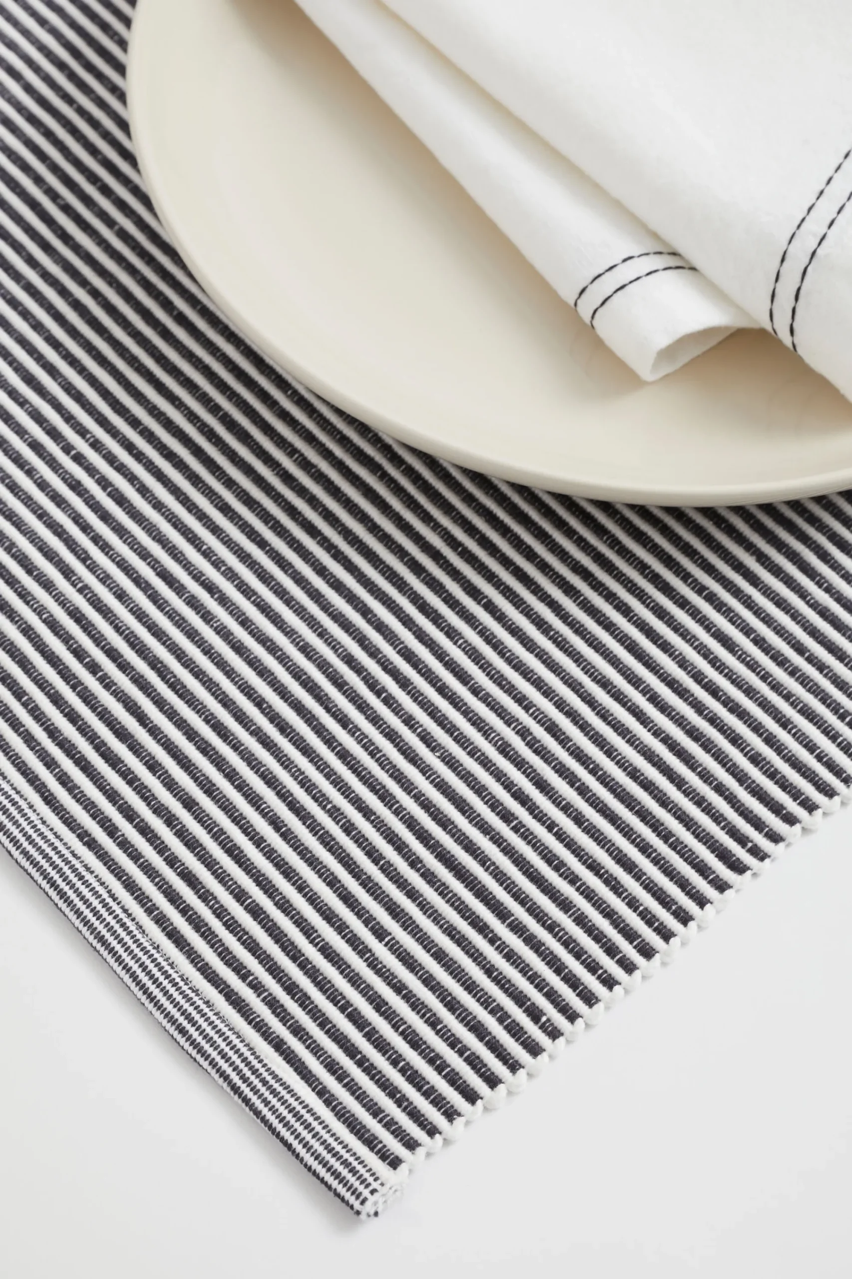 Seed Heritage Kitchen & Dining-Stripe Rib Placemat Set Of 4