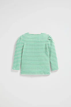 Baby Girl Seed Heritage T-Shirts & Tops-Stripe Rib Top