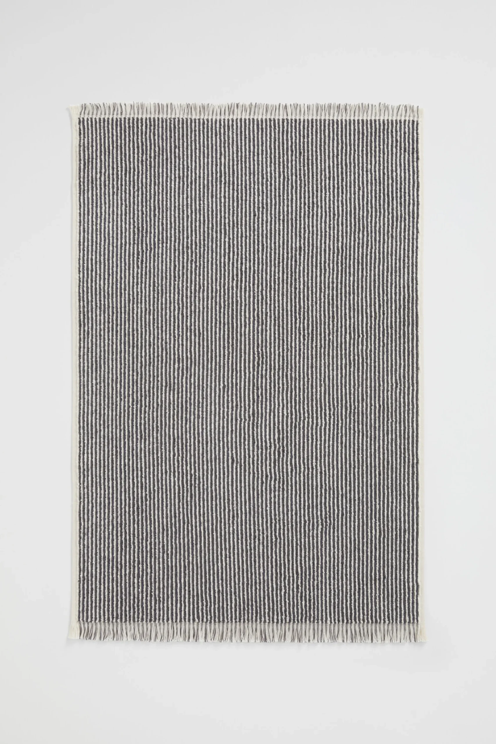 Seed Heritage Bathroom-Stripe Textured Hand Towel
