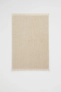 Seed Heritage Bathroom-Stripe Textured Hand Towel