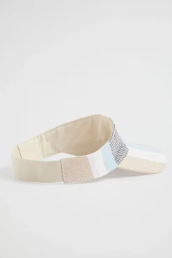 Woman Seed Heritage Hats & Gloves-Stripe Visor
