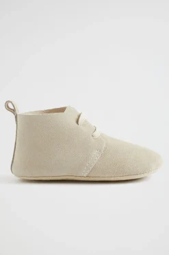 Baby Boy Seed Heritage Pre-Walkers-Suede Laceup Bootie Pre Walker