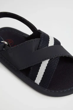 Baby Boy Seed Heritage Sandals-Tape Crossover Sandal