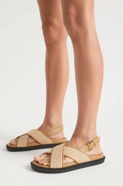 Woman Seed Heritage Sandals & Thongs-Tara Footbed Sandal