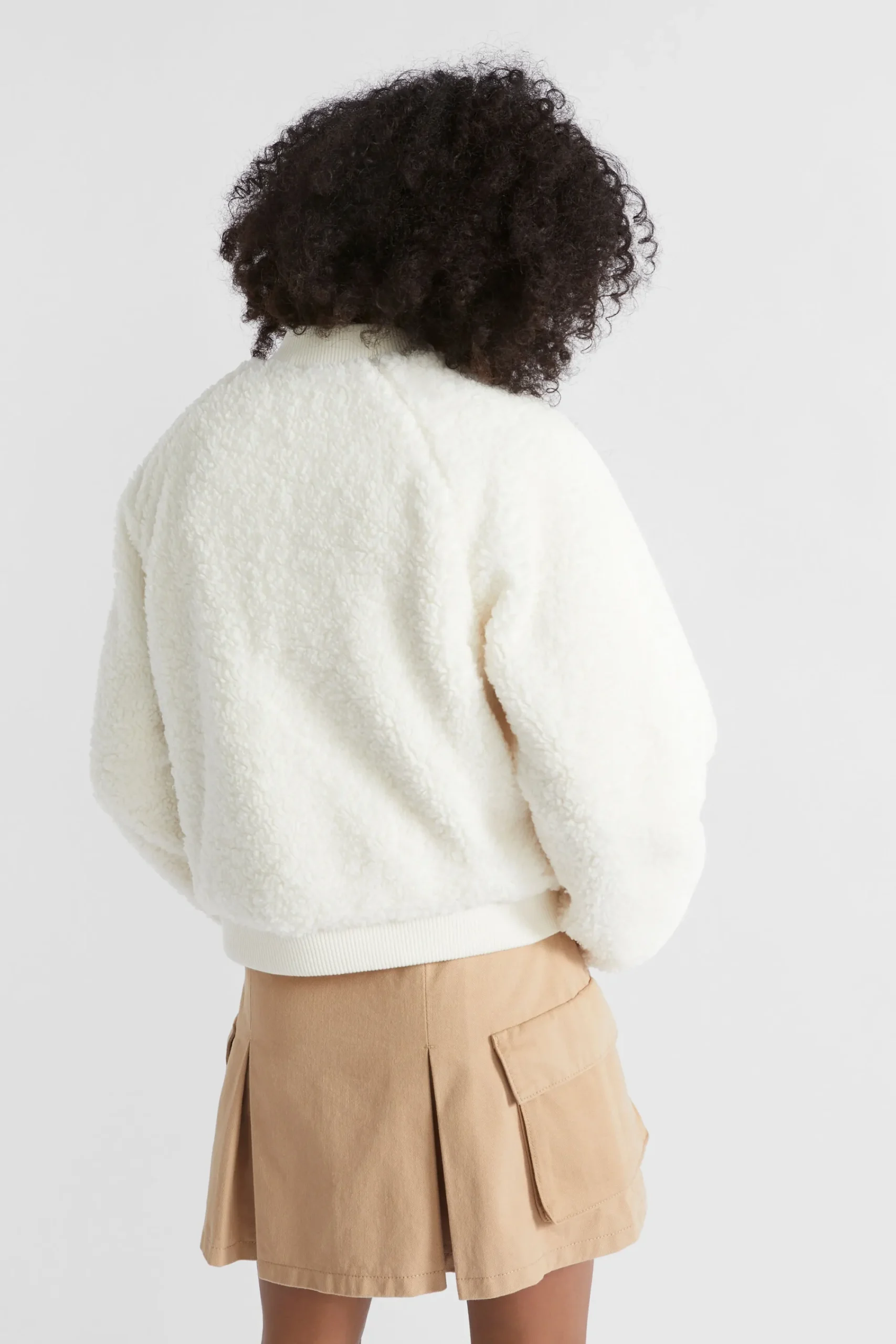 Teen Girl Seed Heritage Jackets & Vests-Teddy Bomber Jacket