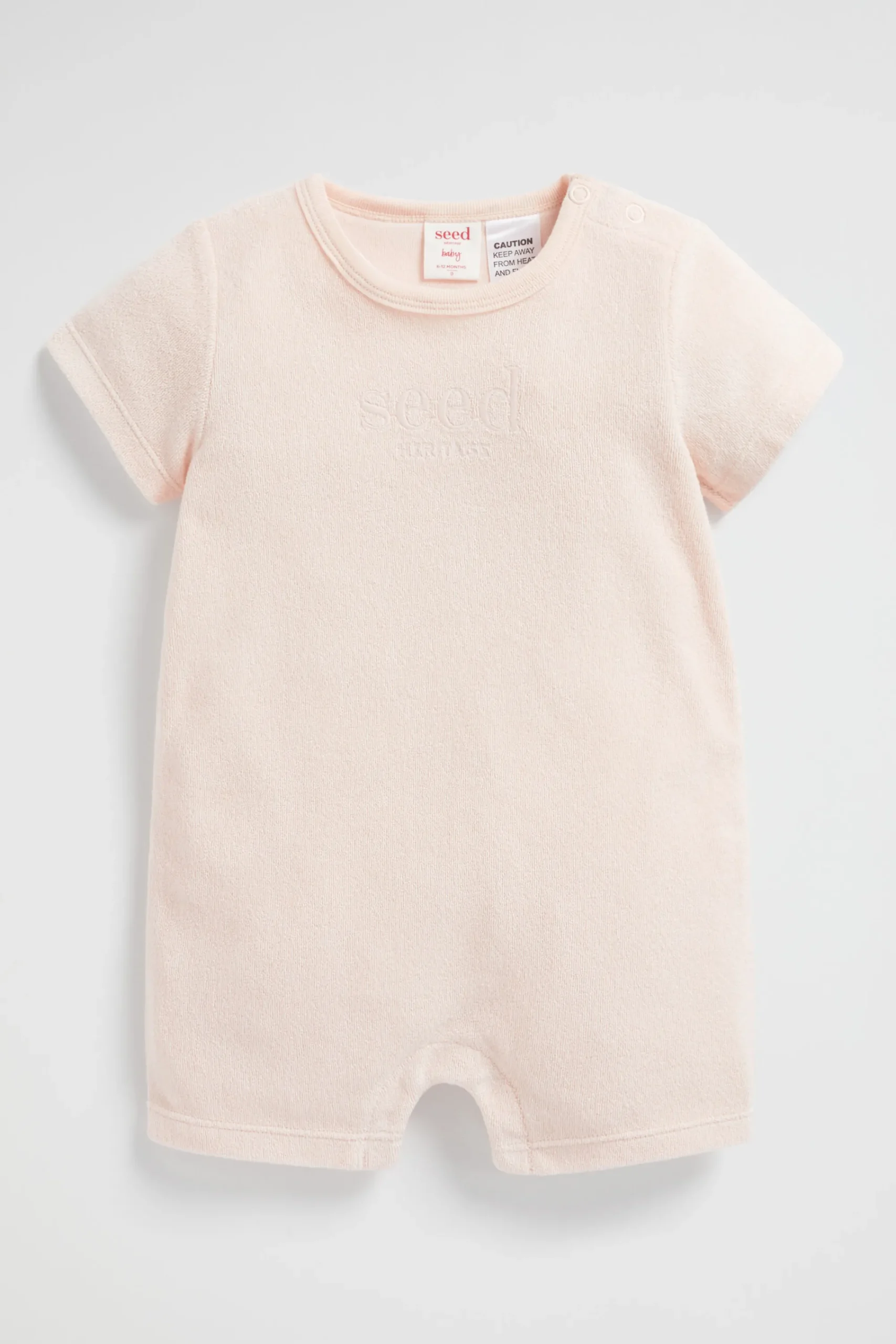 Newborn Seed Heritage Jumpsuits & Overalls-Terry Logo Jumpsuit