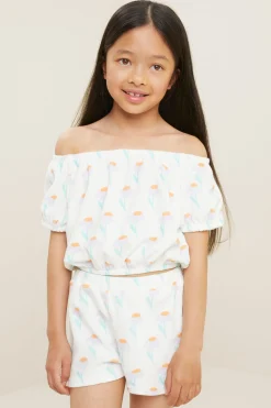 Girl Seed Heritage T-Shirts & Tops-Terry Towel Top