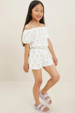 Girl Seed Heritage T-Shirts & Tops-Terry Towel Top