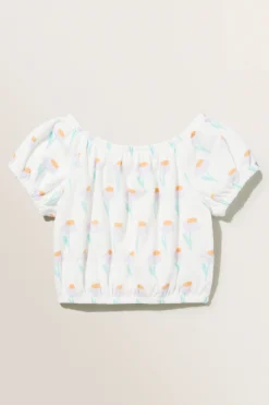 Girl Seed Heritage T-Shirts & Tops-Terry Towel Top