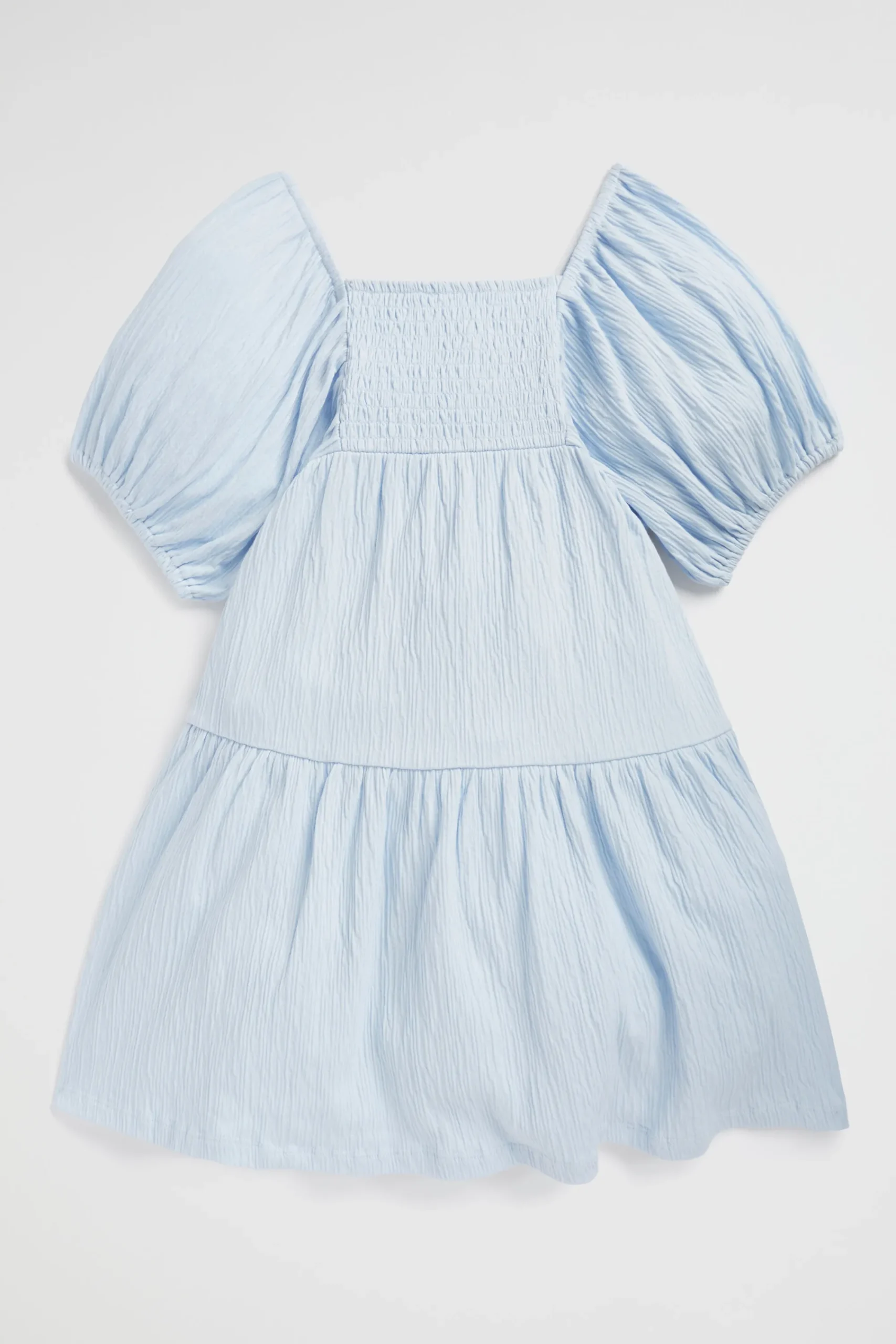 Girl Seed Heritage Dresses-Textured Cotton Dress