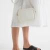 Woman Seed Heritage Cross Body-Textured Logo Crossbody Bag