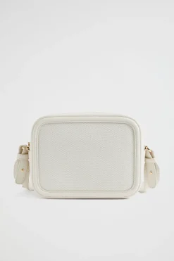 Woman Seed Heritage Cross Body-Textured Logo Crossbody Bag