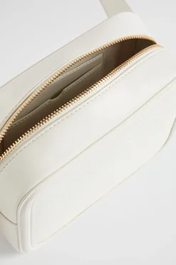 Woman Seed Heritage Cross Body-Textured Logo Crossbody Bag
