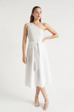 Woman Seed Heritage Skirts-Tie Panel Midi Skirt