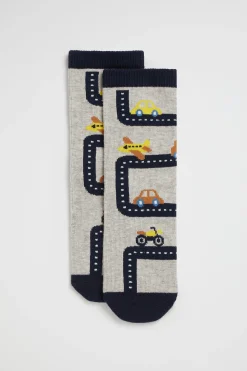 Boy Seed Heritage Socks-Transport Sock