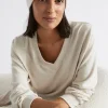 Woman Seed Heritage Hats & Gloves-Two Tone Rib Knit Beanie