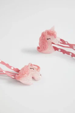 Girl Seed Heritage Hair Accessories-Unicorn Glitter Snaps