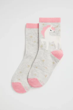 Girl Seed Heritage Socks-Unicorn Sock